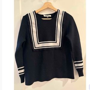 Chloe navy sweater